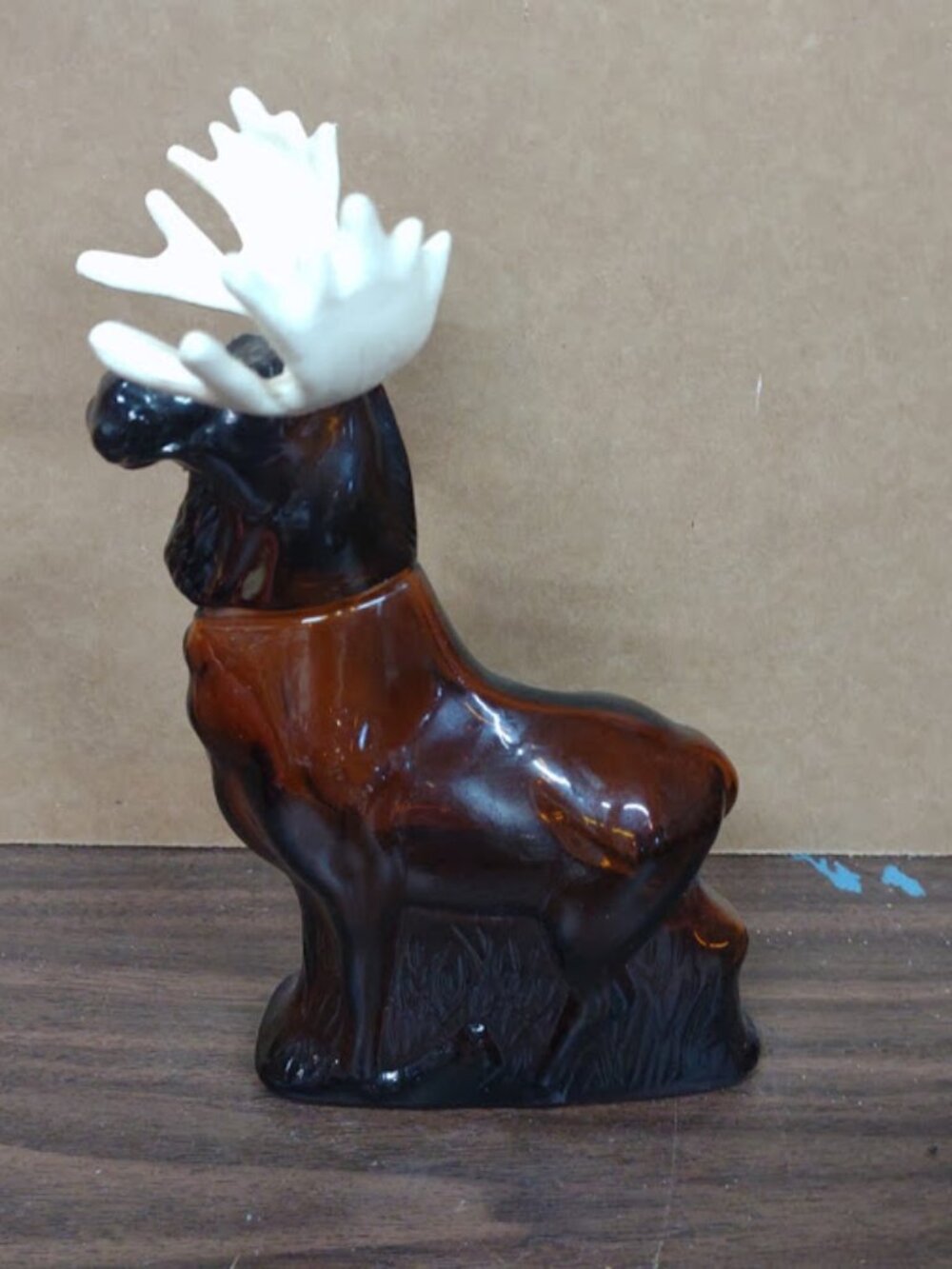 Vintage Avon for Men Alaskan Moose Wild Country After Shave Brown Glass